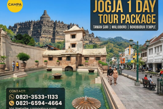 Paket Tour Jogja 1 Hari: Taman Sari, Candi Borobudur dan Malioboro