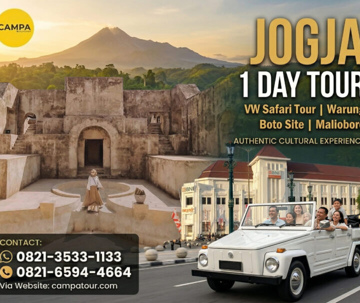Paket Tour Jogja 1 Hari VW Tour Jogja, Situs Warung Boto Dan Malioboro - Campa Tour