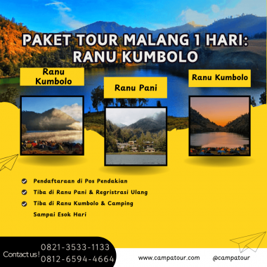 Paket Tour Malang 1 Hari_ Ranu Kumbolo
