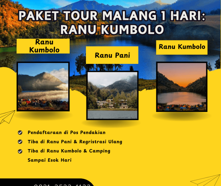 Paket Tour Malang 1 Hari_ Ranu Kumbolo