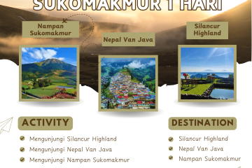 Paket Tour Sukomakmur 1 Hari: Silancur Highland, Nepal Van Java, Dan Nampan Sukomakmur