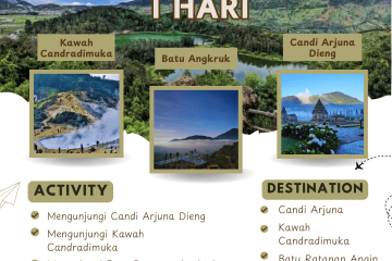 Paket Tour Dieng 1 Hari: Candi Arjuna Dieng, Kawah Candramuka, Batu Ratapan Angin Dan Batu Angkruk