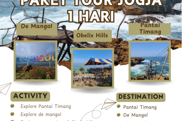 Paket Tour Jogja 1 Hari: Pantai Timang, Explore De Mangol Dan Sunset Obelix Hill