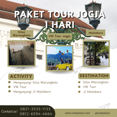 Paket Tour jogja 1 Hari