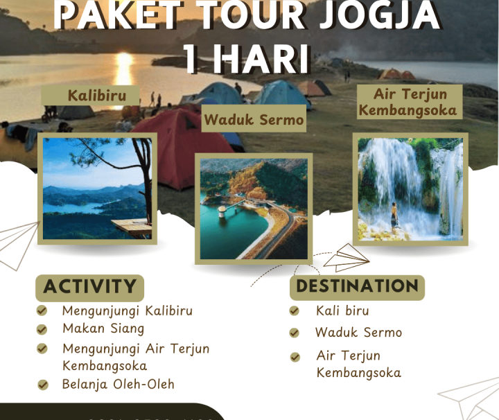Paket Tour Jogja 1 Hari: Kalibiru, Air Terjun Kembangsoka, Dan Waduk Sermo