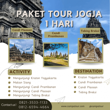 Paket Tour jogja 1 Hari