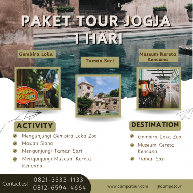 Paket Tour Jogja 1 Hari: Keraton, Taman Sari, Dan Gembiro Loka