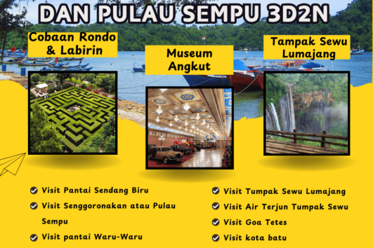 Paket Tour Malang 3 Hari 2 Malam (3H2M): Tumpak Sewu dan Pulau Sempu