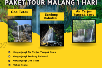Paket Tour Malang 1 Hari: Air Terjun Tumpak Sewu, Sendang Bidadari, Dan Goa Tetes