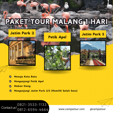 Paket Tour Malang 1 Hari: Petik Apel dan Jatim Park