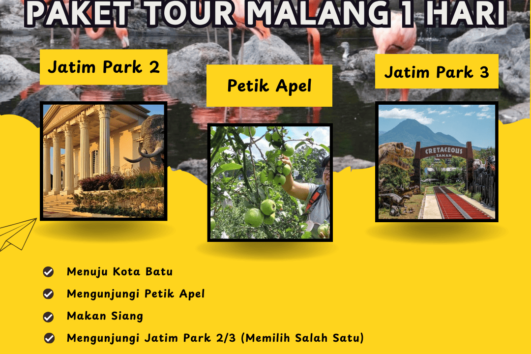 Paket Tour Malang 1 Hari: Petik Apel dan Jatim Park