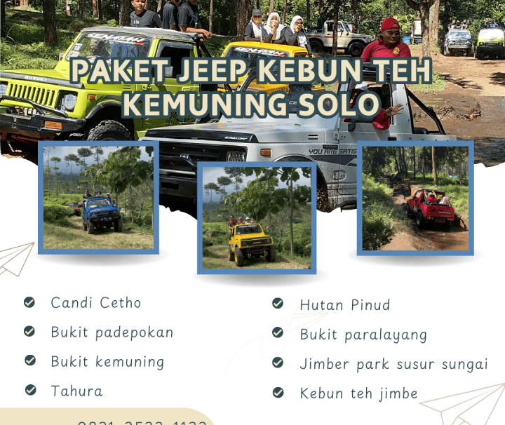 Paket Jeep Kebun Teh Kemuning Solo