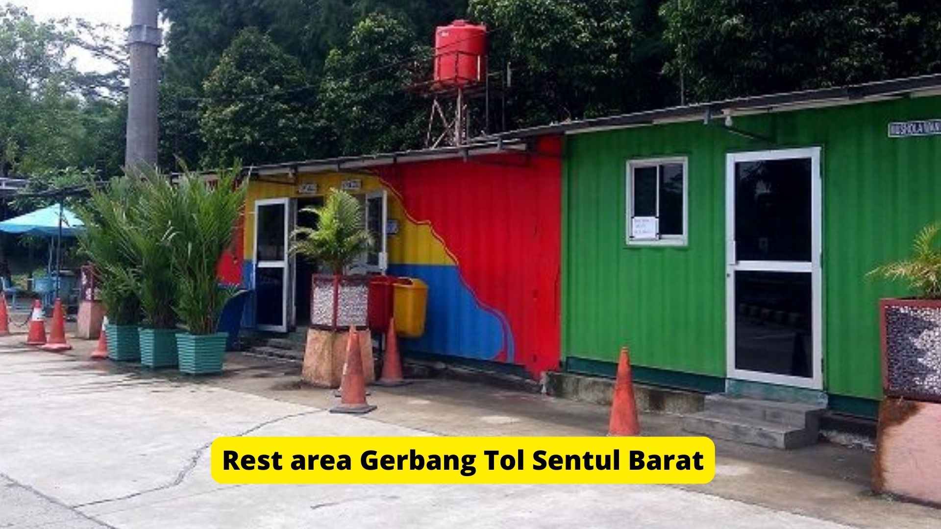 Rest Area di Gerbang Tol Sentul Barat