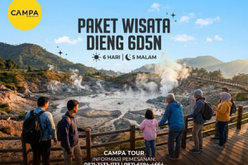 Paket Purwokerto, Dieng, Kebumen 6H5M_Campa Tour