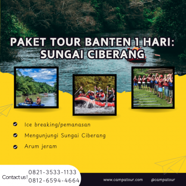 Paket Tour Banten 1 Hari: Sungai Ciberang