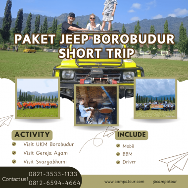 Paket jeep borobudur short trip