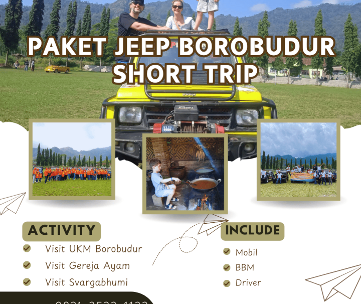 Paket jeep borobudur short trip