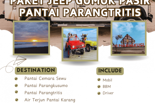 Paket jeep gumuk pasir pantai parangtritis