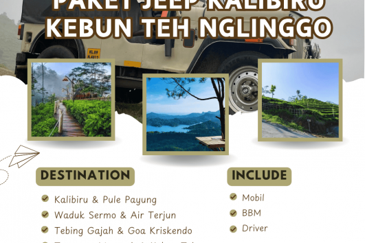 Paket jeep kalibiru KEBUN TEH nglinggo