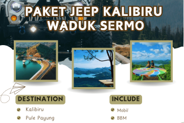 Paket jeep kalibiru waduk sermo