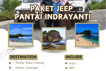 Paket jeep pantai indrayanti