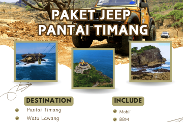 Paket jeep pantai timang