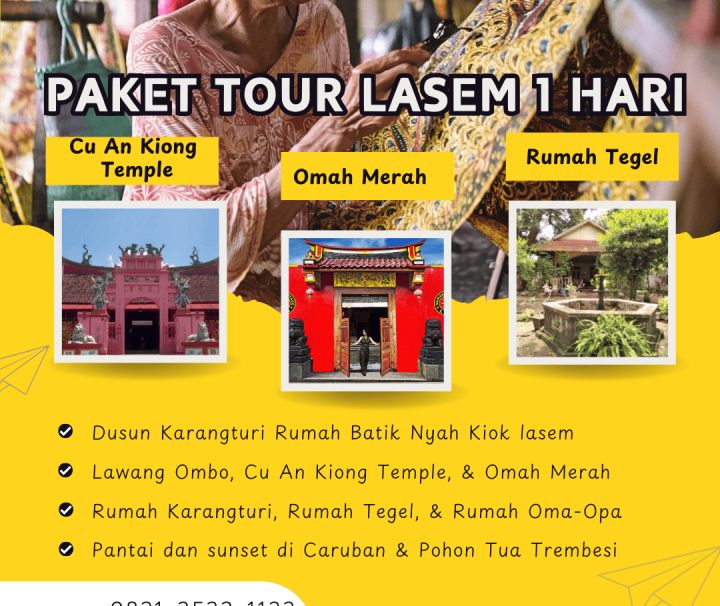 Paket Tour Lasem 1 Hari