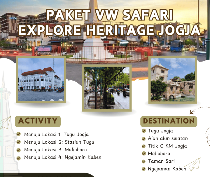 PAket VW Safari Explore Heritage Jogja