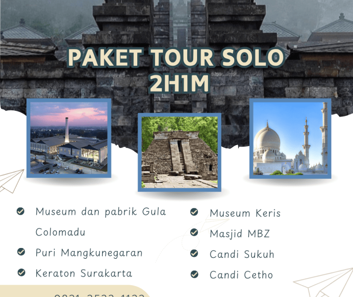 Paket Tour Solo 2H1M (2 Hari 1 Malam)