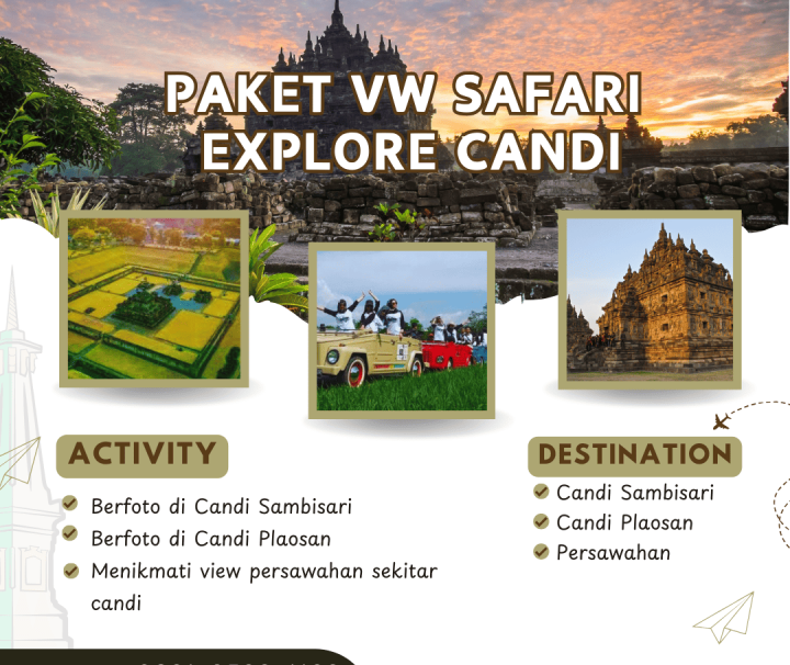 Paket VW Safari Explore Candi