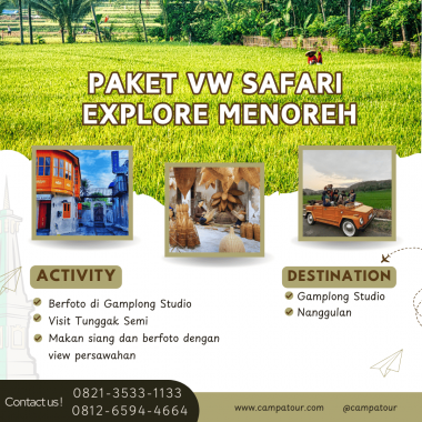 Paket VW Safari Explore Menoreh