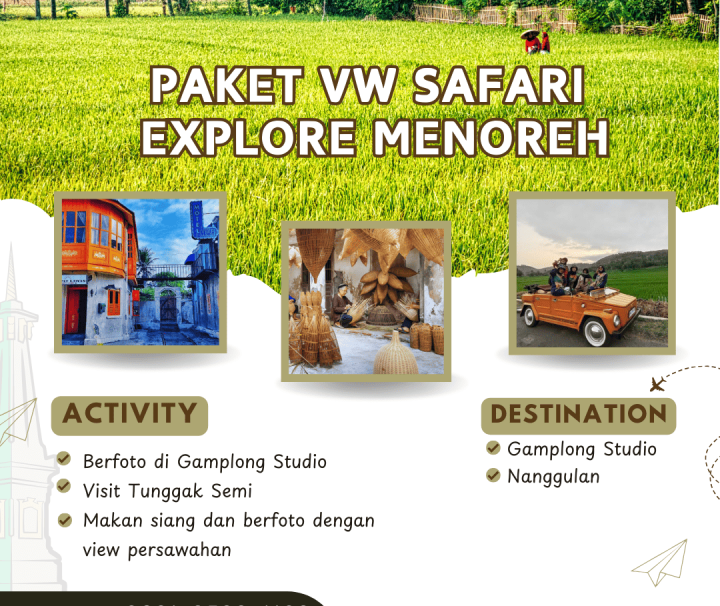 Paket VW Safari Explore Menoreh