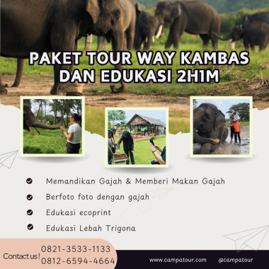 Paket Tour Way Kambas dan Edukasi 2h1m