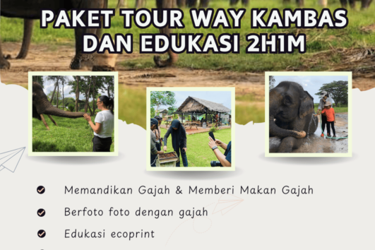 Paket Tour Way Kambas dan Edukasi 2 Hari 1 Malam (2H1M)