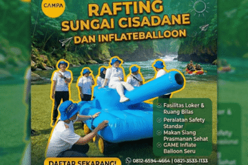 Rafting Sungai Cisadane dan Inflate Ballon - campa tour (1)