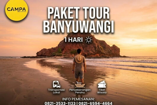 Paket Tour Banyuwangi 1 Hari (Pulau Merah dan Teluk Hijau)