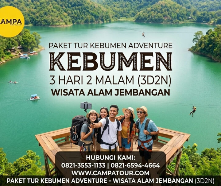 1.5 Paket Tour Kebumen 3 Hari 2 Malam Adventur_Campa Tour