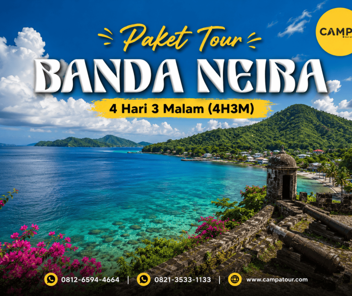 Paket Tour Banda Neira 4 Hari 3 Malam (4H3M) bersama Campa Tour