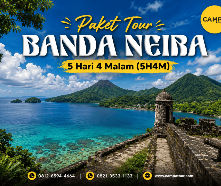 Paket Tour Banda Neira 5 Hari 4 Malam (5H4M) bersama Campa Tour