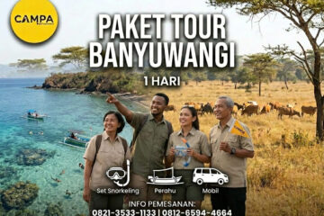Paket Tour Banyuwangi 1 Hari (Bangsring Underwater dan Taman Nasional Baluran)_Campa Tour