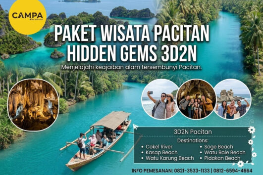 Paket Tour Hidden Gems Pacitan 2 Hari 1 Malam (2H1M)_Campa Tour