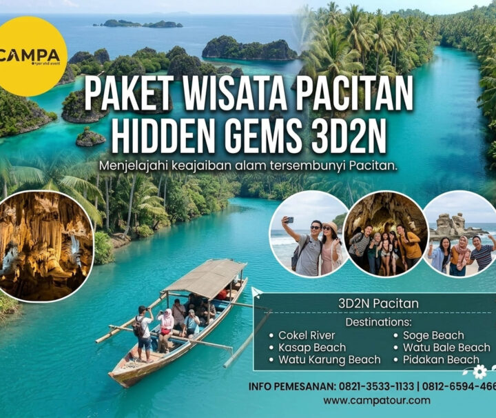 Paket Tour Hidden Gems Pacitan 2 Hari 1 Malam (2H1M)_Campa Tour