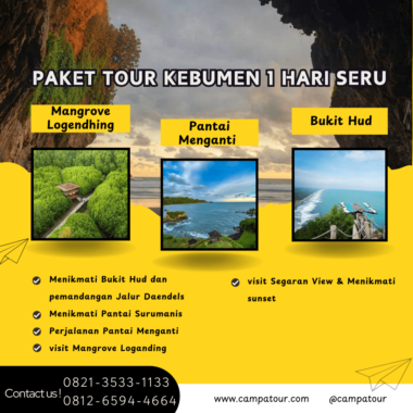 Paket Tour Kebumen 1 Hari Seru