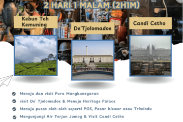 Paket Tour Solo Keluarga 2 Hari 1 Malam (2H1M)