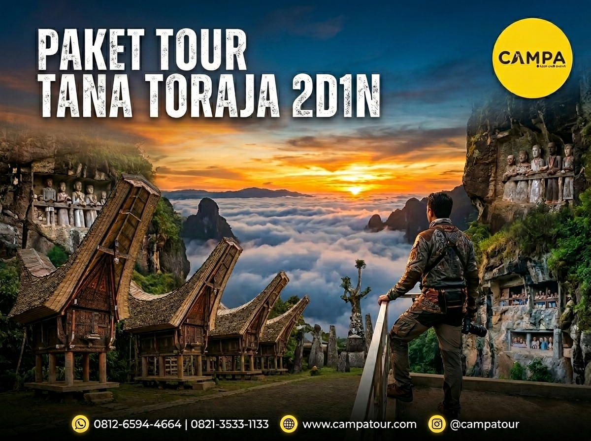 Paket Tour Tana Toraja 2 Hari 1 Malam (2H1M)