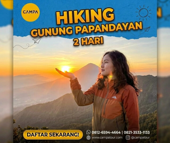 Paket Hiking Gunung Papandayan 2 Hari 1 Malam (2H1M) - Campa Tour