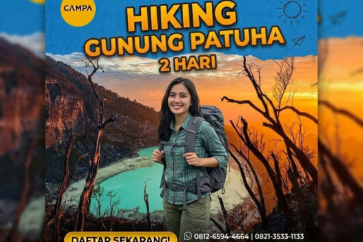 Paket Hiking Gunung Patuha 2 Hari 1 Malam (2H1M) - Campa Tour