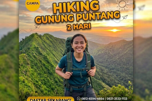 Paket Hiking Gunung Puntang 2 Hari 1 Malam (2H1M)