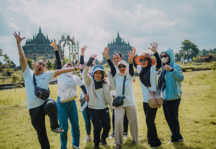 Team building Campa Tour Plaosan Amazing Race Jogja di Plaosan