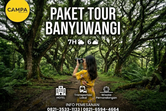 Paket Tour Banyuwangi dan Bali Barat 7 Hari 6 Malam_Campa Tour